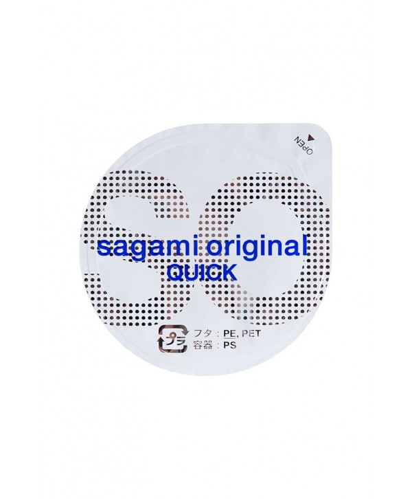 Ультратонкие презервативы Sagami Original 0.02 Quick - 6 шт.
