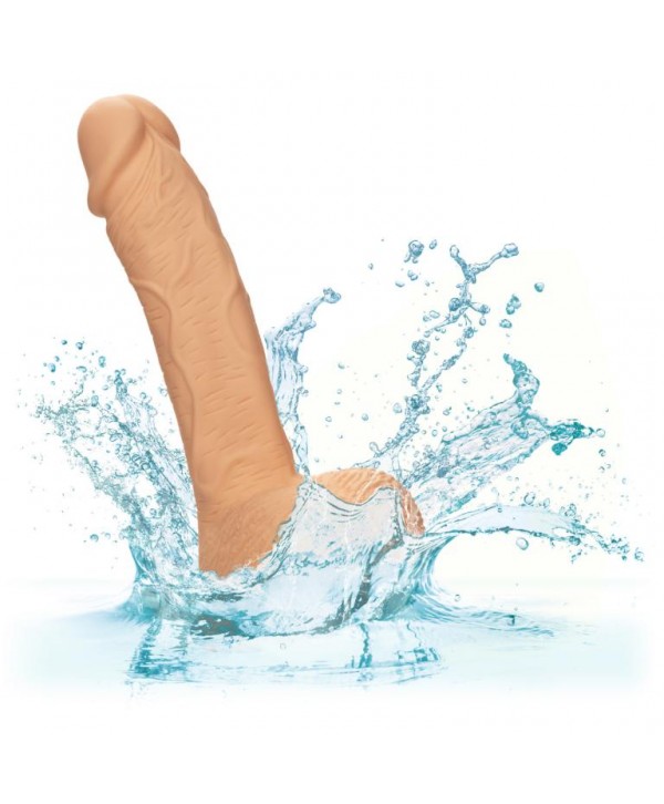 Телесный фаллоимитатор Dual Density Silicone Studs - 21,5 см.