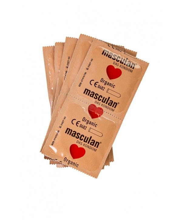 Экологически чистые презервативы Masculan Organic - 10 шт.