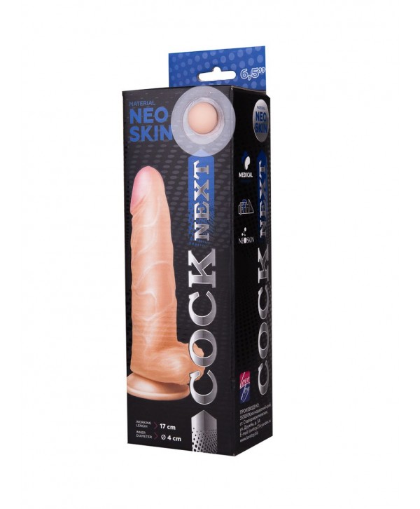 Фаллоимитатор COCK NEXT 6  с основанием-присоской - 18,5 см.