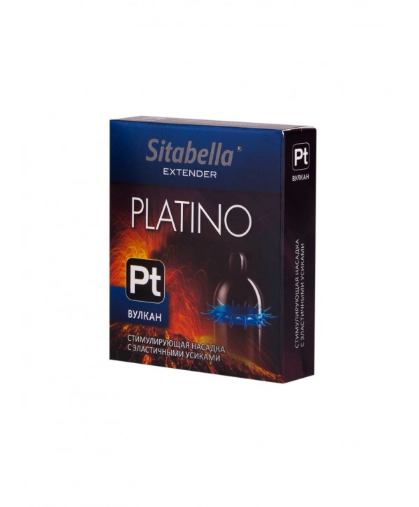 Стимулирующая насадка с усиками Platino  Вулкан 