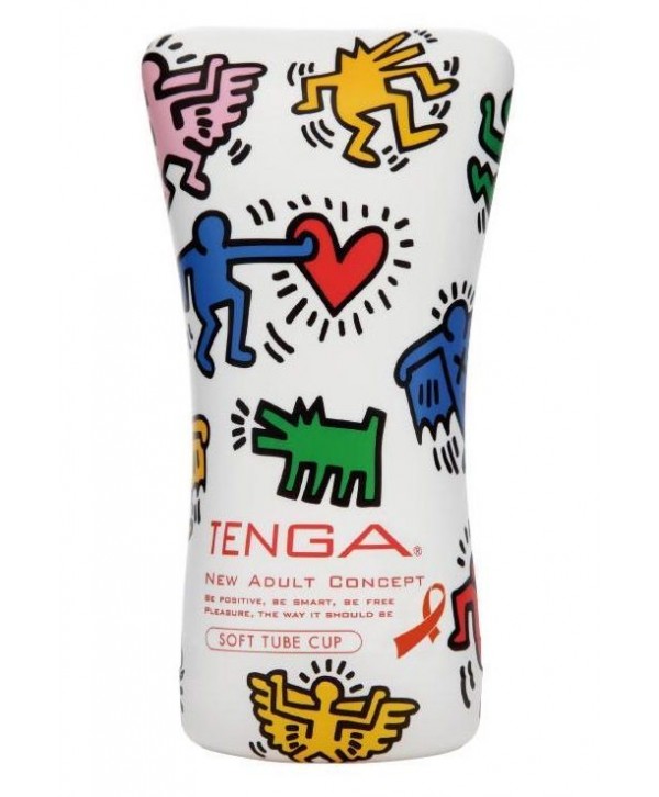 Мастурбатор-туба Keith Haring Soft Tube CUP