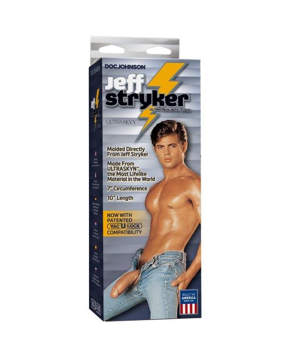 Фаллоимитатор Jeff Stryker ULTRASKYN 10  Realistic Cock with Removable Vac-U-Lock Suction Cup - 25,6 см.