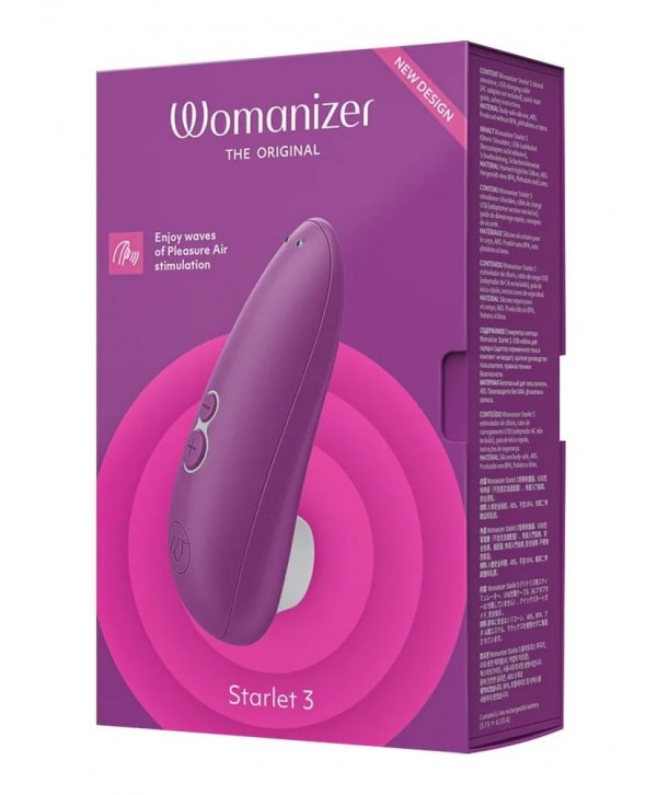 Лиловый клиторальный стимулятор Womanizer Starlet 3