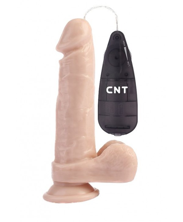 Телесный вибратор 7.8 Stud Realistic Dildo - 20 см.