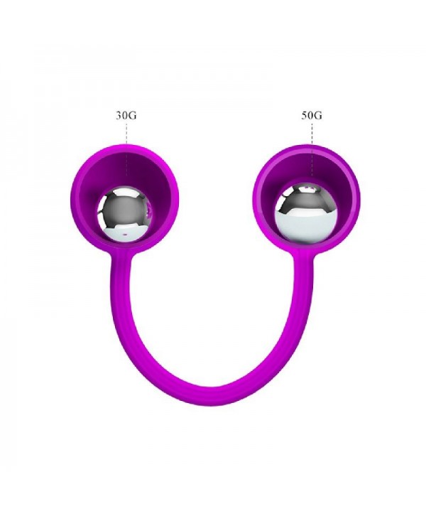 Лиловые вагинальные шарики KEGEL BALL III