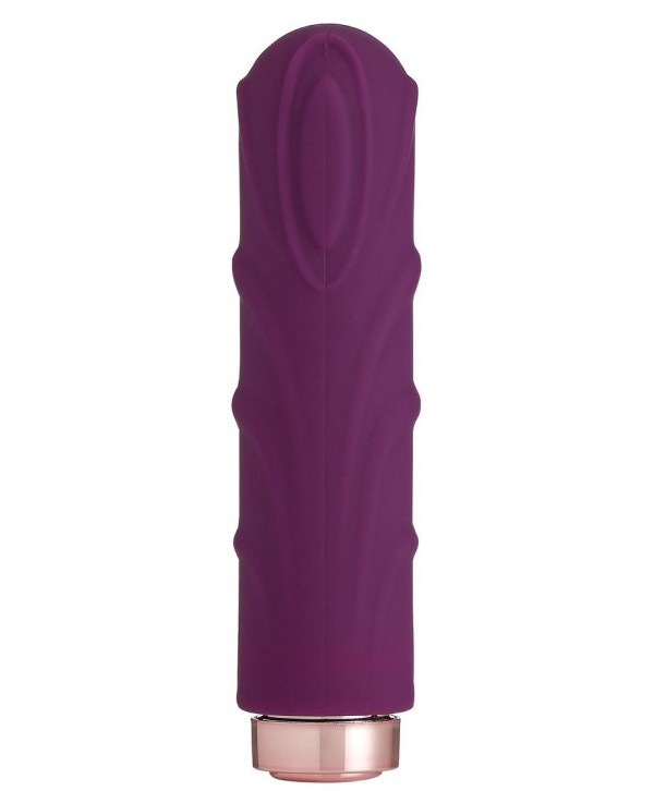 Фиолетовая вибропуля Love Sexy Silky Touch Vibrator - 9,4 см.