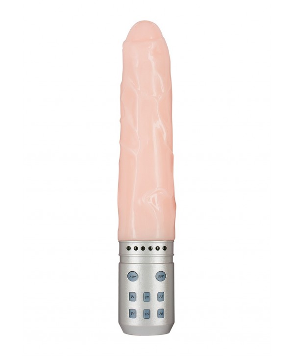 Вибратор телесного цвета Sixth Sense Cyber Vibe Flushy - 24,5 см.