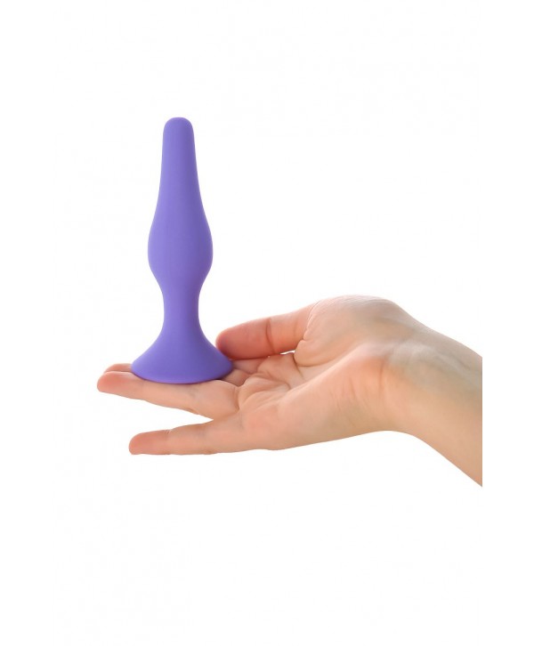 Фиолетовая анальная втулка Toyfa A-toys - 12,5 см.
