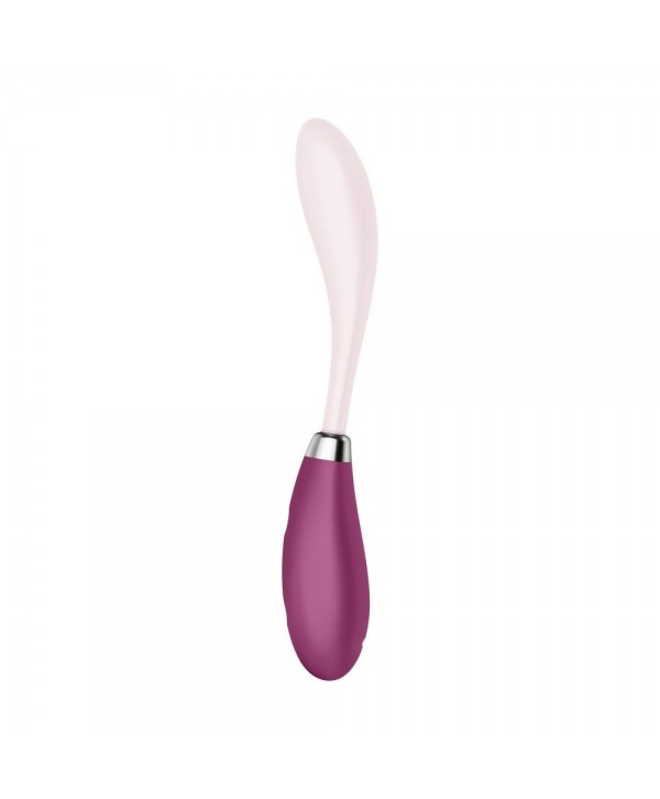 Розовый гибкий вибратор G-Spot Flex 3 - 19,5 см.