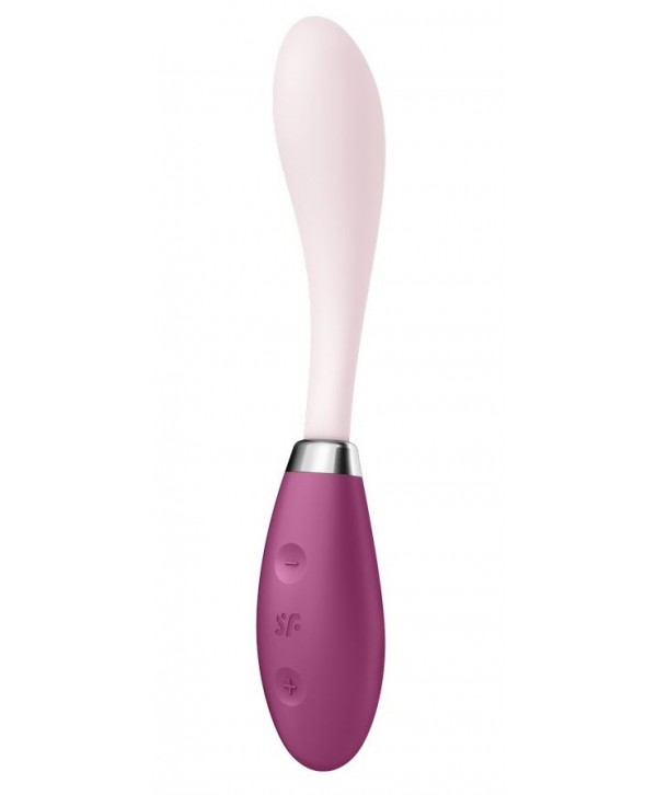 Розовый гибкий вибратор G-Spot Flex 3 - 19,5 см.