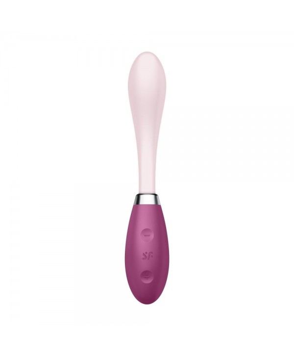 Розовый гибкий вибратор G-Spot Flex 3 - 19,5 см.