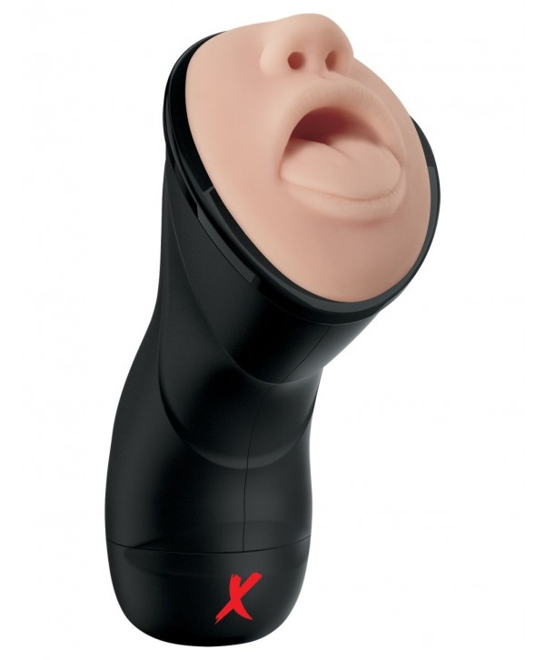 Мастурбатор-ротик Deep Throat Vibrating Stroker