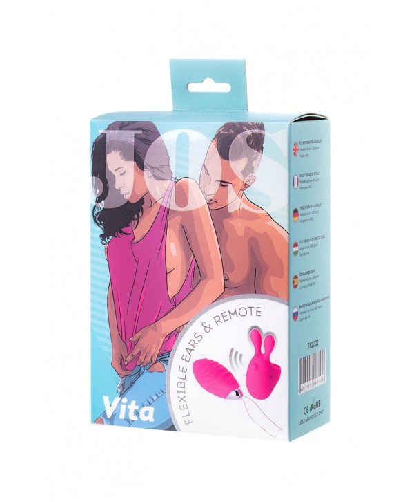 Розовый набор VITA: вибропуля и вибронасадка на палец 