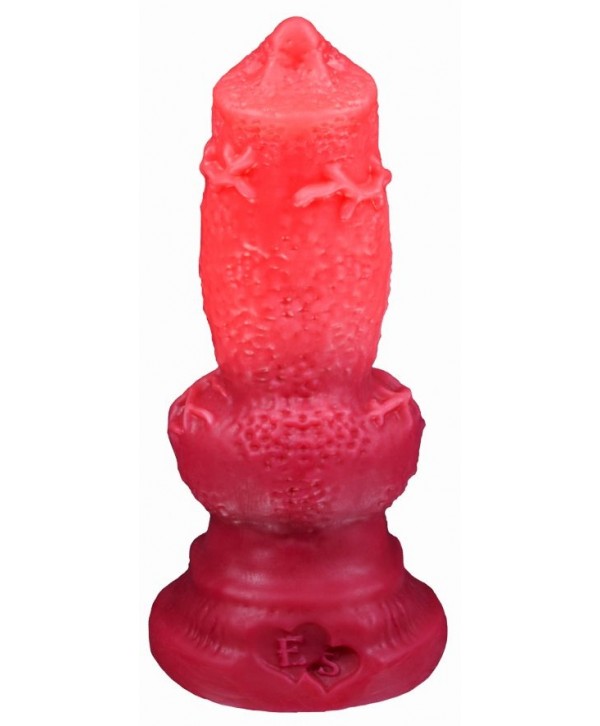 Красный фаллоимитатор  Акита large  - 27,5 см.