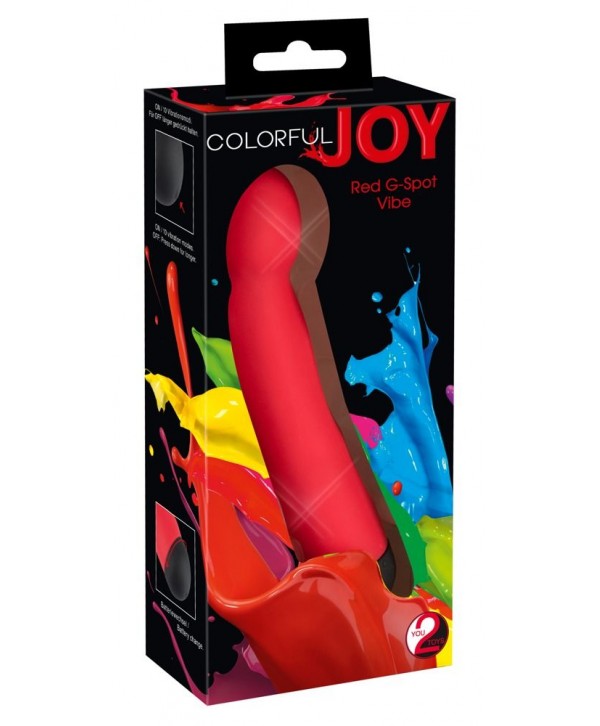 Красный G-стимулятор Red G-Spot Vibe - 17 см.