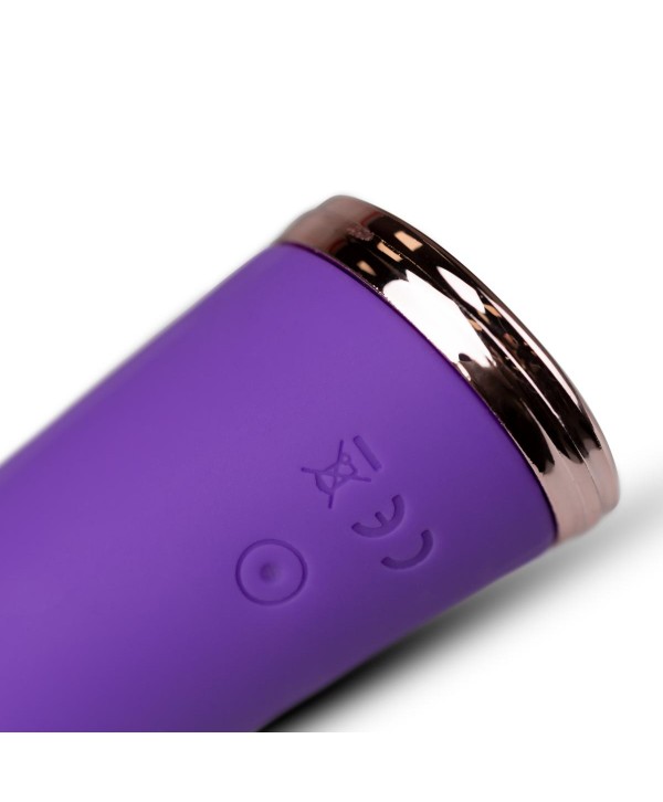 Фиолетовый вибратор-кролик The Princess Butterfly Vibrator - 20,5 см.