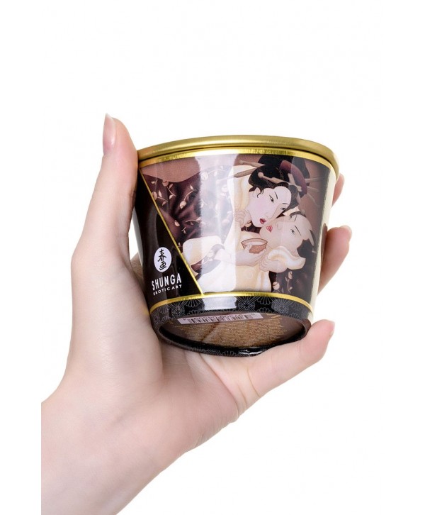 Массажная свеча Intoxicatin Chocolate с ароматом шоколада - 170 мл.