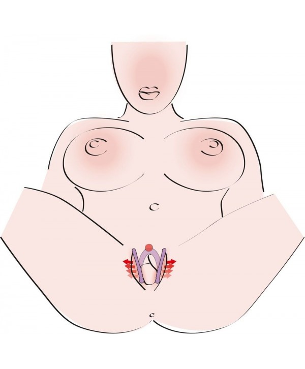 Фиолетовый гибкий фаллоимитатор Intimate Spreader для G-стимуляции