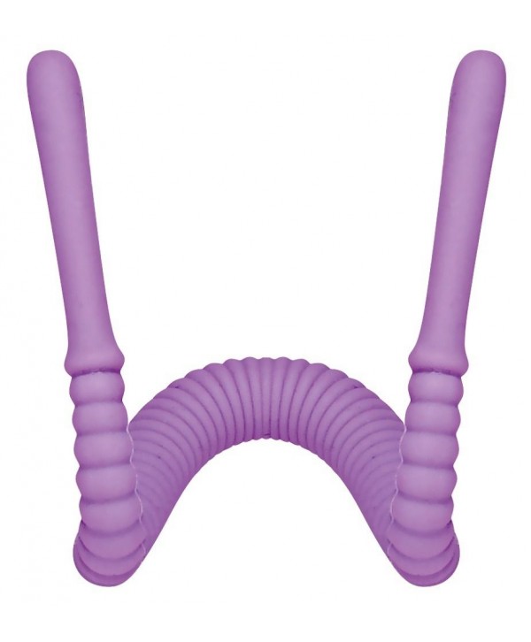 Фиолетовый гибкий фаллоимитатор Intimate Spreader для G-стимуляции