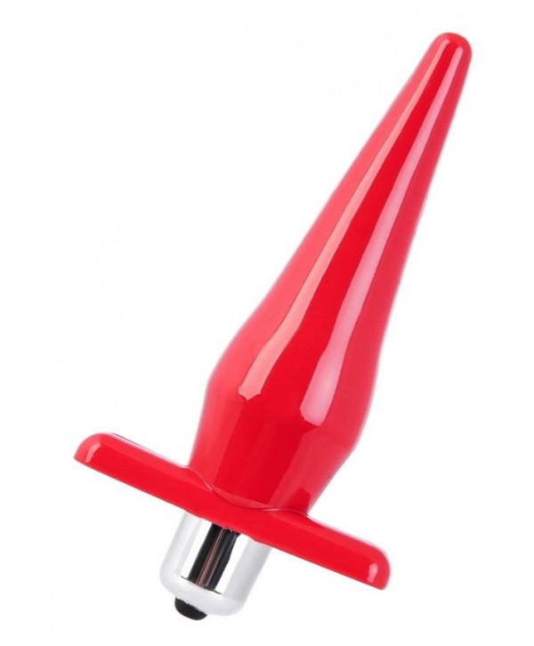 Красная водонепроницаемая вибровтулка Black Red - 12,7 см.