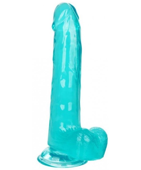 Голубой фаллоимитатор Size Queen 8  - 25,5 см.