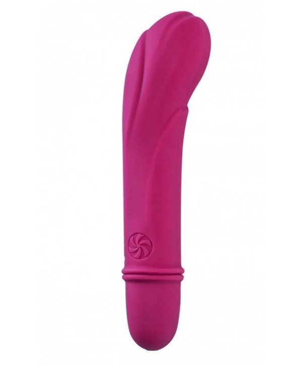 Розовый мини-вибратор Universe Secret Flower - 12,6 см.