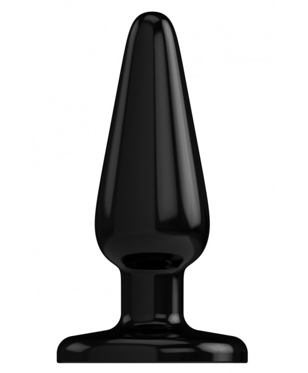 Черная коническая анальная пробка Basic 5 Inch - 12,7 см.