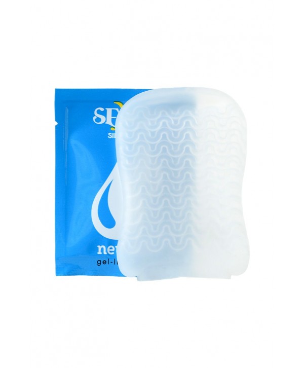 Белый мастурбатор A-Toys Pocket Wavy