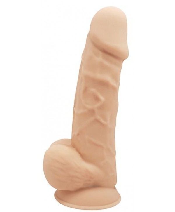 Телесный реалистичный фаллоимитатор DILDO 8.5INCH FLESH - 21,6 см.