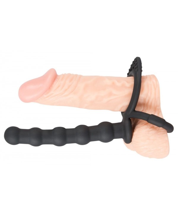 Насадка на пенис для двойного проникновения Cock   ball ring
