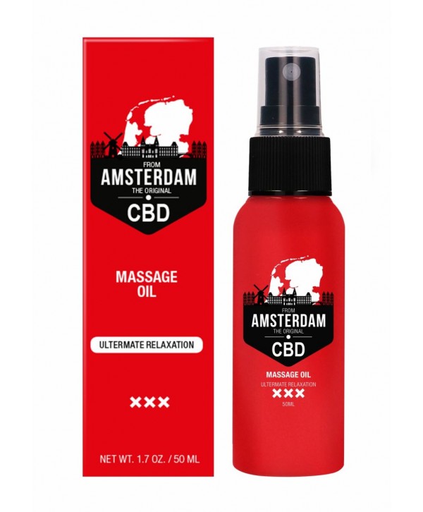 Стимулирующее массажное масло CBD from Amsterdam Massage Oil - 50 мл.