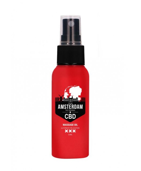 Стимулирующее массажное масло CBD from Amsterdam Massage Oil - 50 мл.