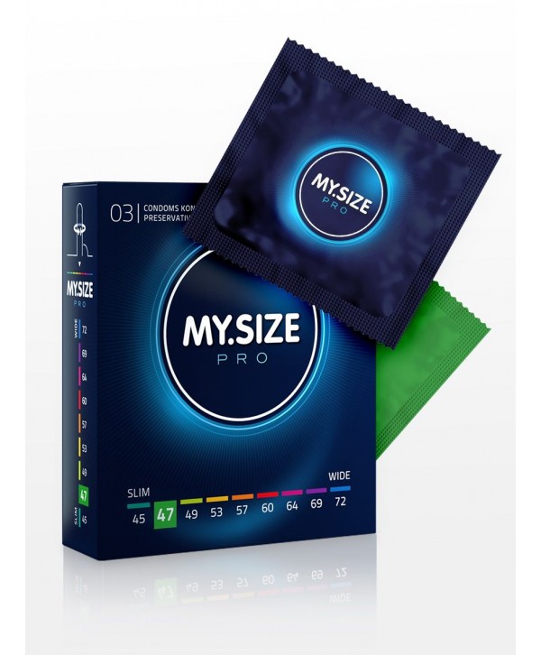 Презервативы MY.SIZE размер 47 - 3 шт.