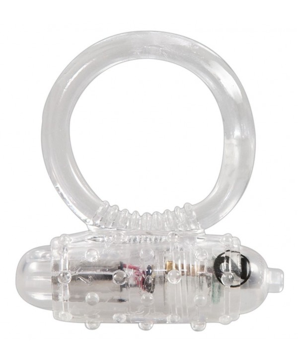 Прозрачное эрекционное виброкольцо Vibro Ring Clear