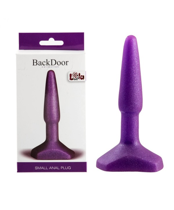 Фиолетовый анальный стимулятор Small Anal Plug Purple - 12 см.