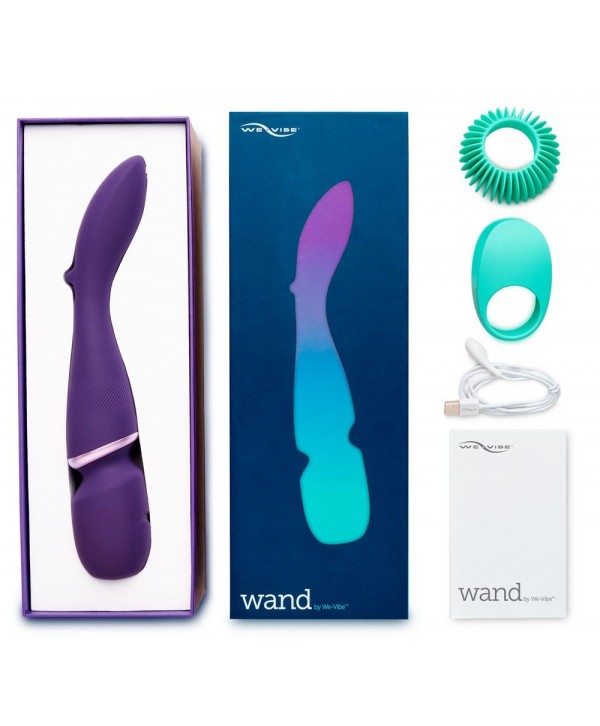 Фиолетовый вибратор-жезл We-Vibe Wand