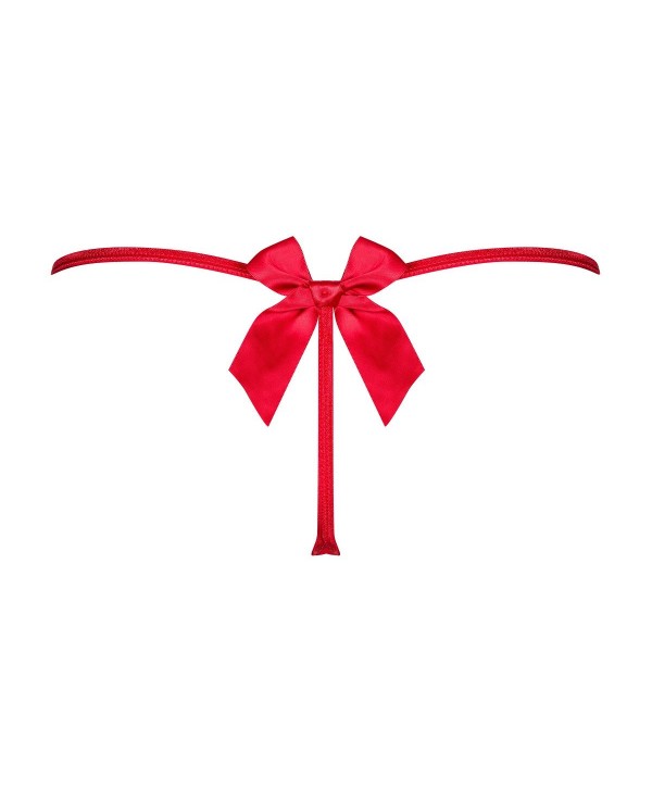 Изысканные трусики-стринги Giftella с бантиком сзади
