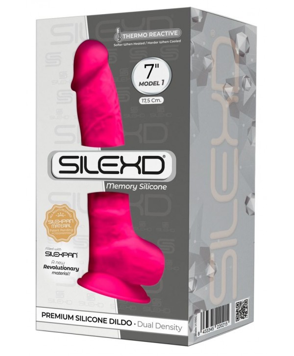 Розовый фаллоимитатор-реалистик Premium Dildo 7  Model 1 Premium - 17,5 см.