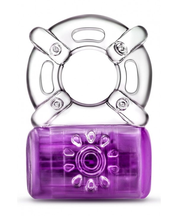Фиолетовое эрекционное виброкольцо One Night Stand Vibrating C-Ring