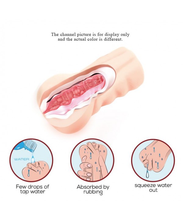 Мастурбатор со входом в виде вагины и эффектом смазки