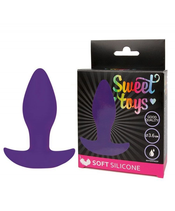 Фиолетовая анальная втулка Sweet Toys - 8,5 см.