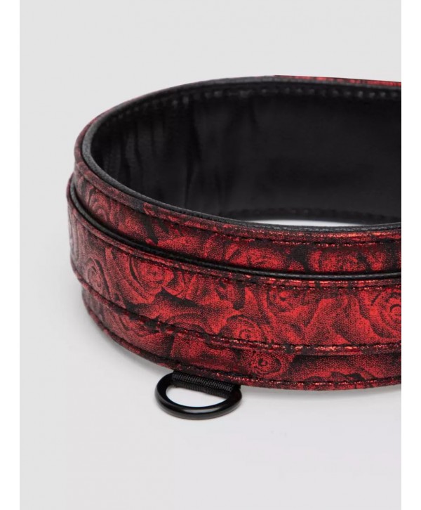 Стильный ошейник с поводком Reversible Faux Leather Collar and Lead