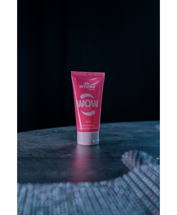 Интимная сужающая гель-смазка на водной основе MyLube WOW - 50 мл.