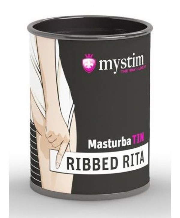 Компактный мастурбатор MasturbaTIN Ribbed Rita