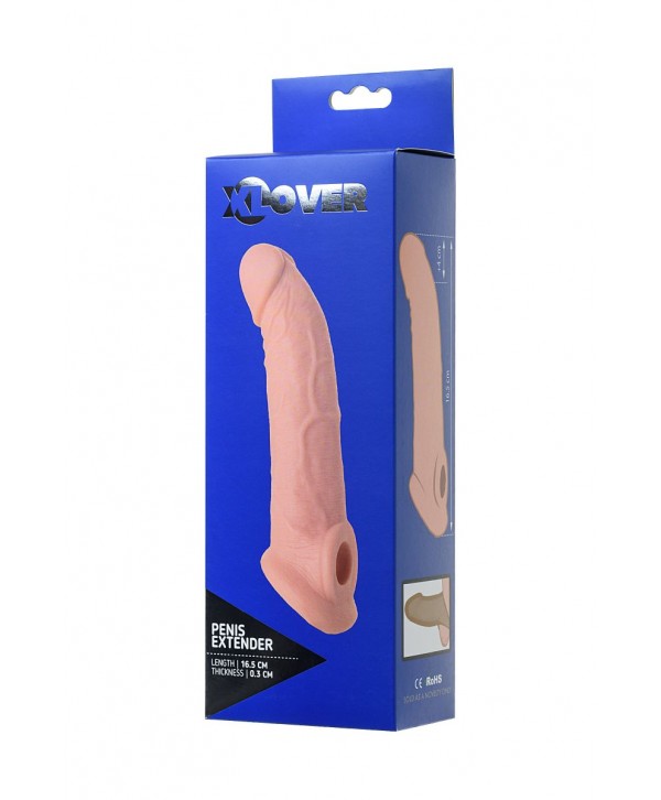 Насадка телесного цвета Toyfa XLover - 16,5 см.