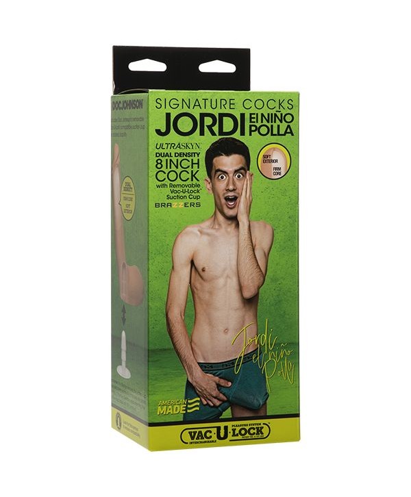 Телесный фаллоимитатор Jordi El Niño Polla со съемной присоской - 21 см.