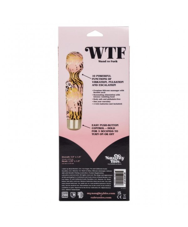 Универсальный вибромассажер WTF - 19 см.