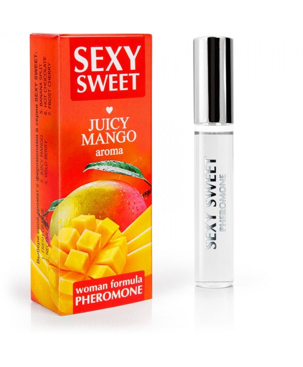 Парфюмированное средство для тела с феромонами Sexy Sweet с ароматом манго - 10 мл.