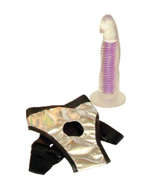 Женский страпон на трусиках STRAP-ON HORIZON DONG - 17,8 см.